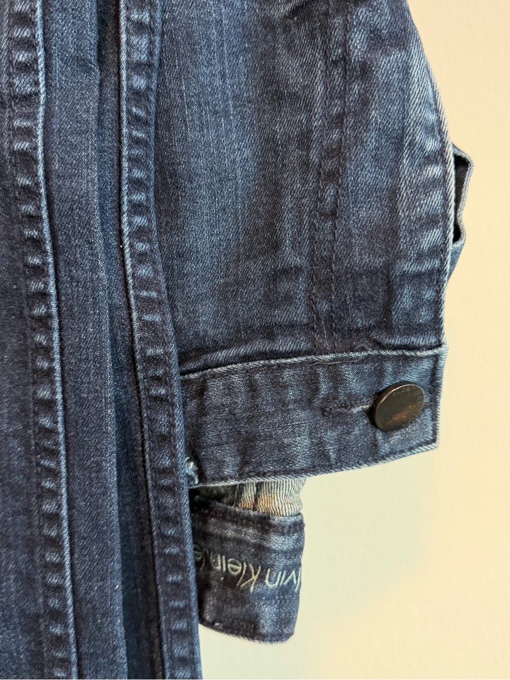 Men's Calvin Klein Dark Blue Slim Straight Jeans - 34x34 - Picture 2 of 6
